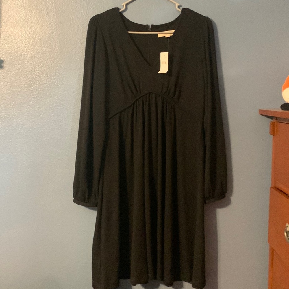 NWT black loft dress